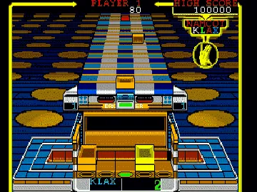 Klax (Japan) screen shot game playing